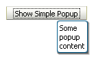 simple popup