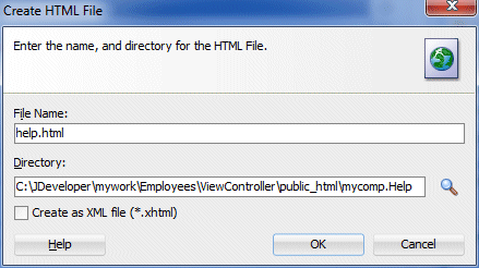 create html file