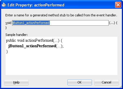 Edit Property dialog