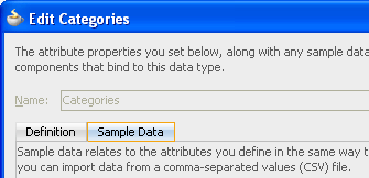 sample data tab