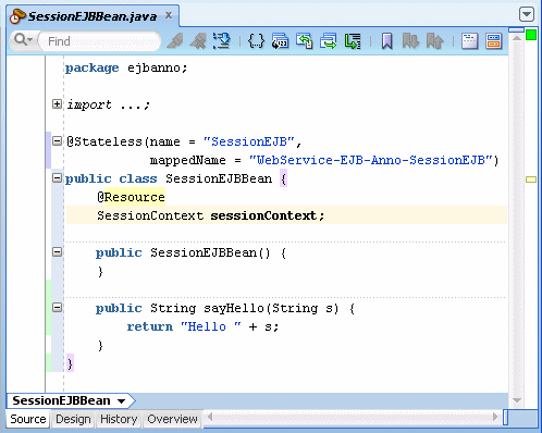 java code editor with code