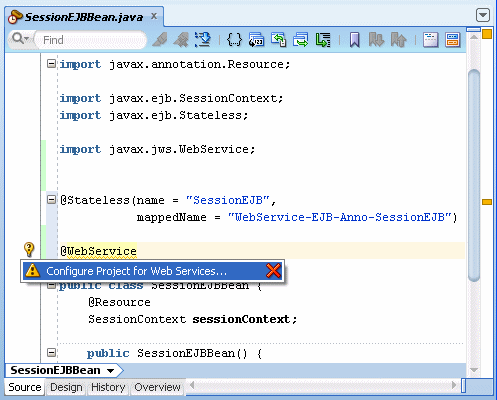 java code editor with annotations
