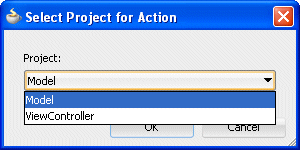 select project for services