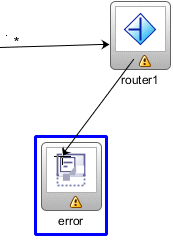 adding control flow case from router