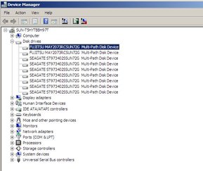 Figure showing Windows Device Manager screen.