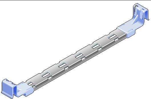 Three locks are located on the mounting bracket. One lock is located on the middle section of the slide rail. 