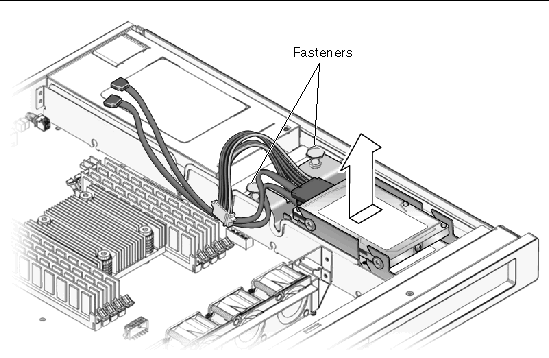 Figure showing how to remove the dual-drive assembly.