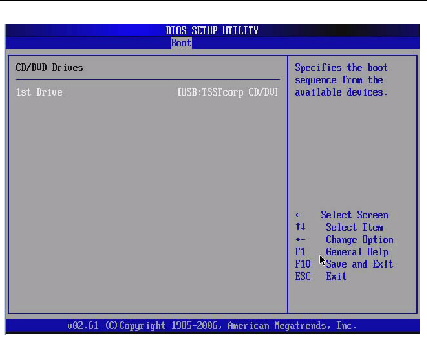 Graphic showing BIOS Setup Utility Boot screen