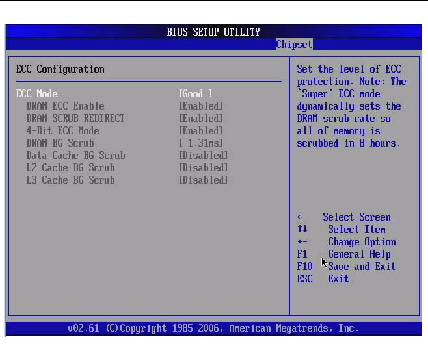 Graphic showing BIOS Setup Utility: Server LAN Configuration.