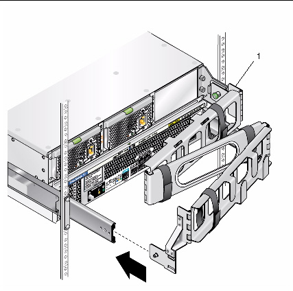 Graphic showing back panel and inserting the hinge plate of the CMA bracket.