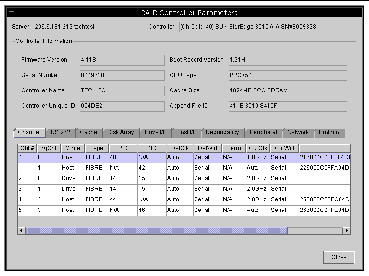 Screen capture showing the RAID Controller Parameters window.
