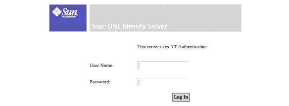 NT Authentication Login Requirement Screen