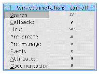 The torn-off annotations menu.