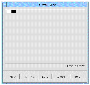 Screen shot of the Palette Editor. 