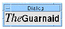 The dynamic display showing the example text with a direction change.