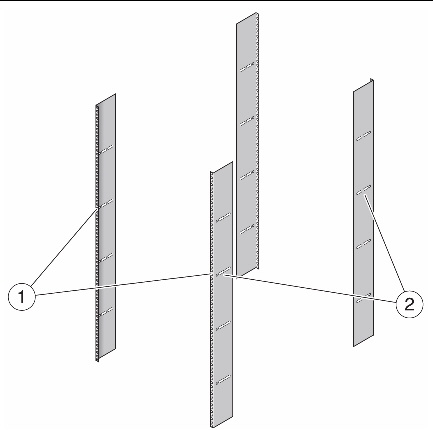 Figure identifying front mounting and side mounting.