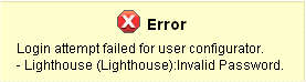 Example error message.