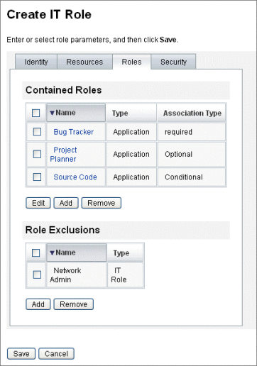 Figure illustrating the Create Role form’s Roles
tab