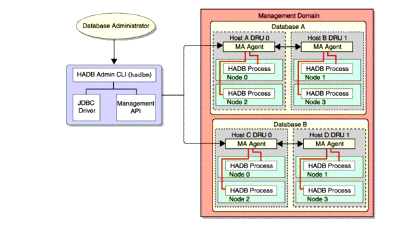HADB Management Architecture