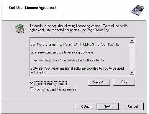 Graphic showing End User License Agreement.
