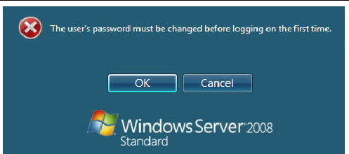 Graphic showing the change Windows password prompt..