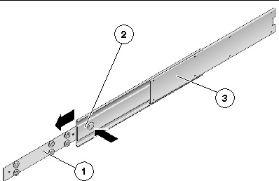 Figure showing how to dismantle the slide