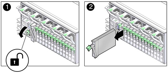 image:Graphic showing how to remove an express module from the server.