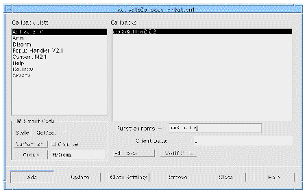 The Callbacks dialog showing the extra Smart Code section with "Get/Set" selected from the Style menu and "MyGroup" entered into the Group text field.