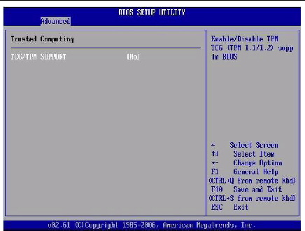 Graphic showing Trusted Computing dialog.