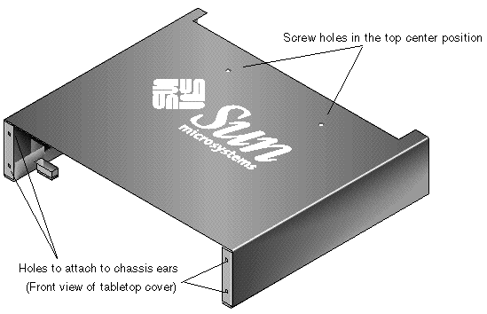 Figure showing the front view of the chassis enclosure.