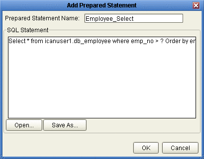 Prepared SQL Statement