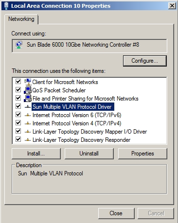 image:Graphic showing the Local Area Connection Properties dialog