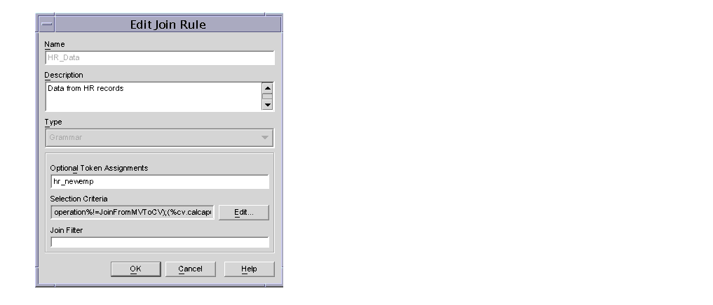 Figure shows the ’New Join Rule’ dialog box.