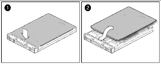 Figure showing top cover removal