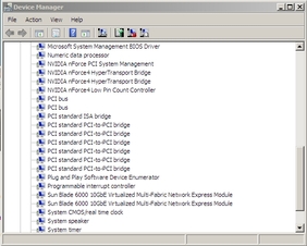 Graphic showing installed devices in device
manager.
