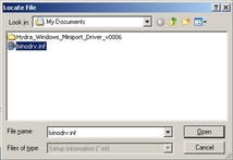 Graphic showing locate file dialog box.