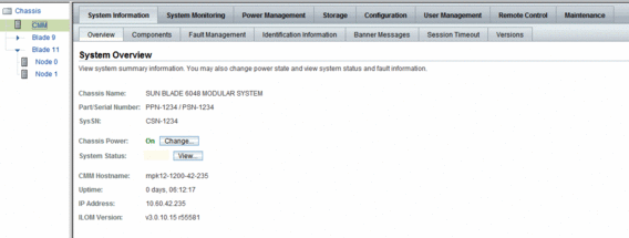 image:Example CMM Settings as of Oracle ILOM 3.0.10 
