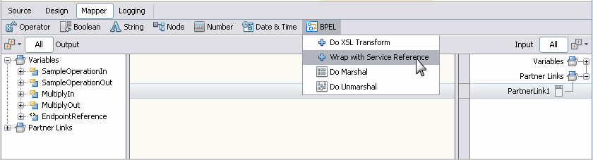Wrap with Service Reference function