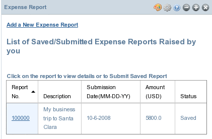 To Submit an Expense Report