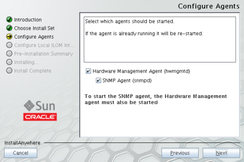 image:Configure agents screen