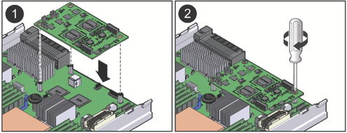image:An illustration showing how to install the SP Board.