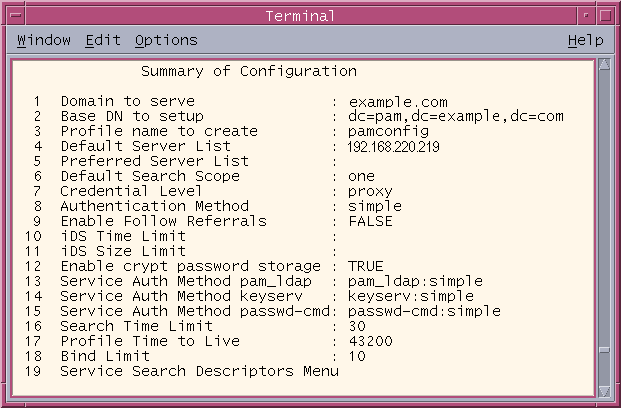 image:Summary of Configuration Screen