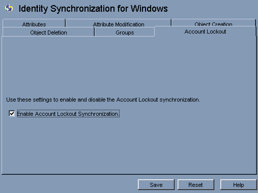 image:Use these settings to enable and disable the account lockout synchronization.