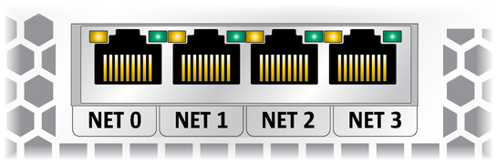 image:Figure showing how to connect the Ethernet cables.