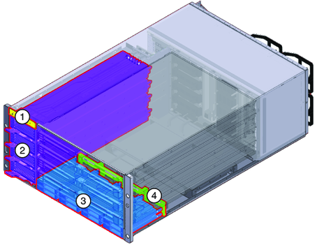 image:An illustration showing the server chassis.