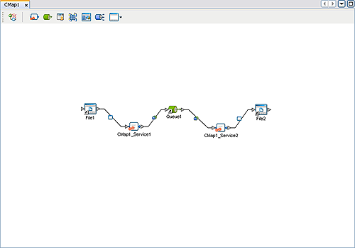 image:Screen capture of the Connectivity Map Editor.