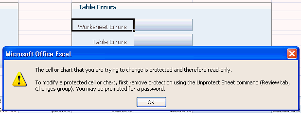 Worksheet Protection Error at Runtime
