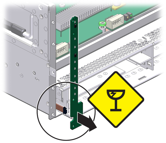 image:The illustration shows removing the LED board.