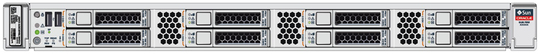image:Figure showing the location and numbering of the drives in a server with eight 2.5-inch drives