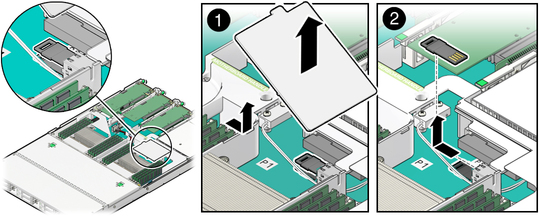image:Figure showing how to remove an internal USB flash drive. 